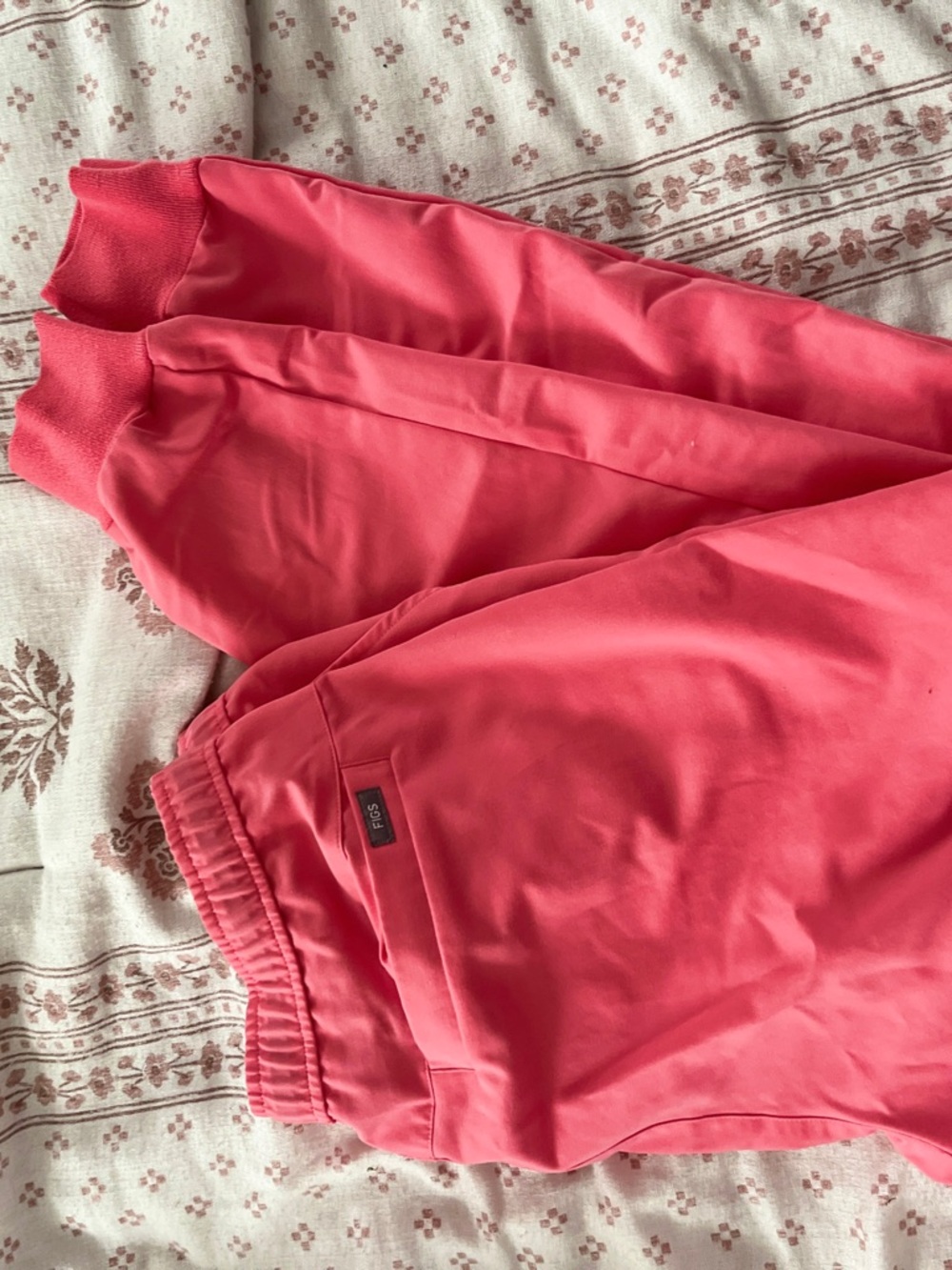 Neon Pink figs Pants